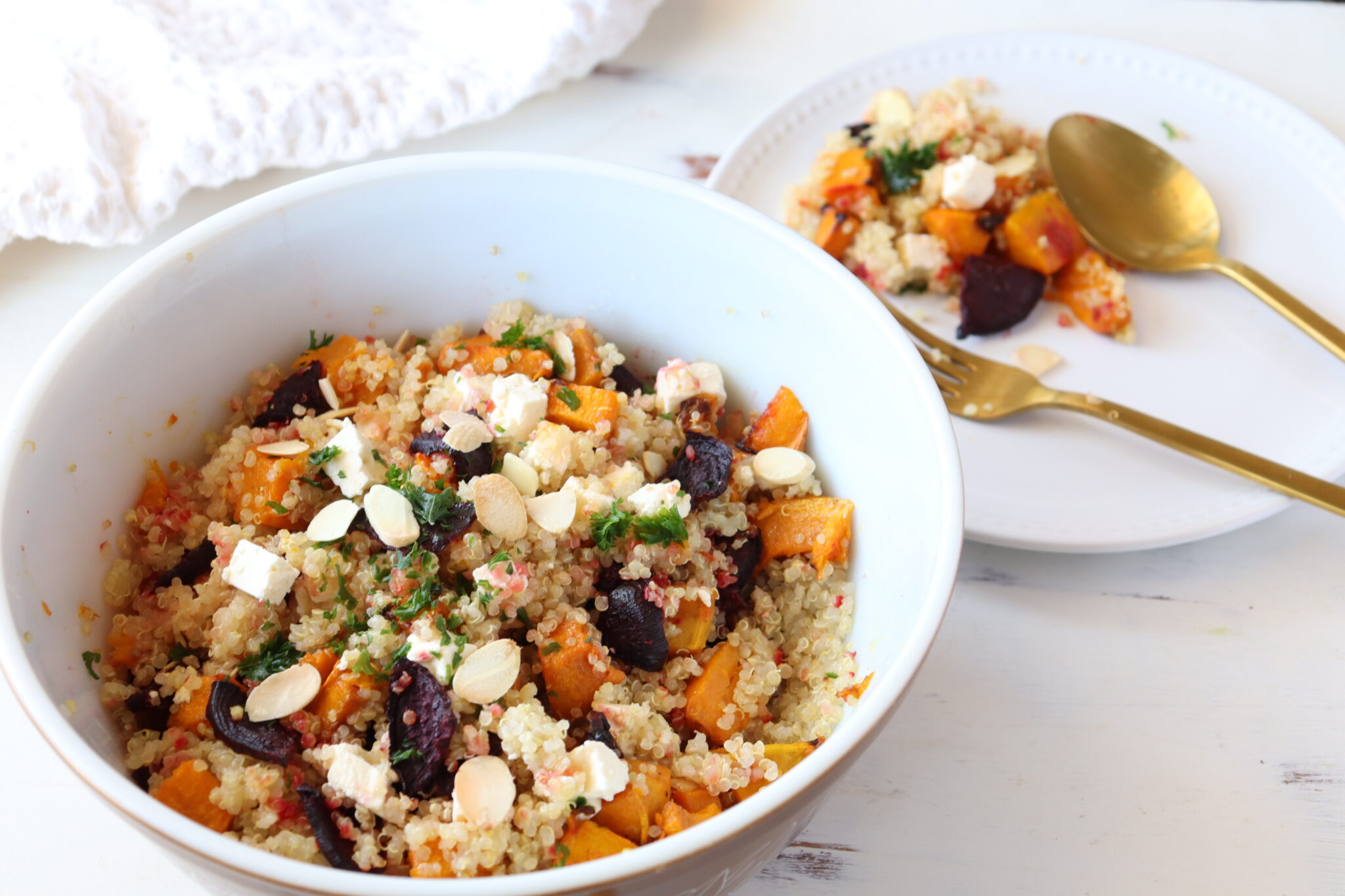 ビートとキヌアのバーガーのレシピ