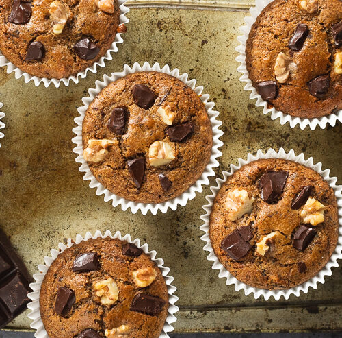 アールグレーチョコレートマフィン（ヴィーガン） - Mama Rabbit Kitchen